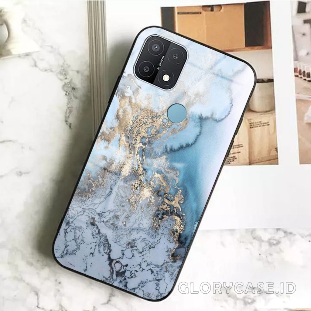 GK31 ( Oppo A15 ) Softcase kaca Oppo A15 - Case oppo A15 - casing hp A15 - Case hp A15 -  Casing A15