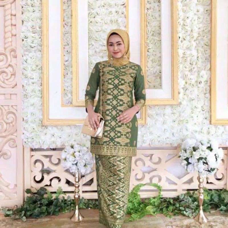 SETELAN BATIK SONGKET PALEMBANG