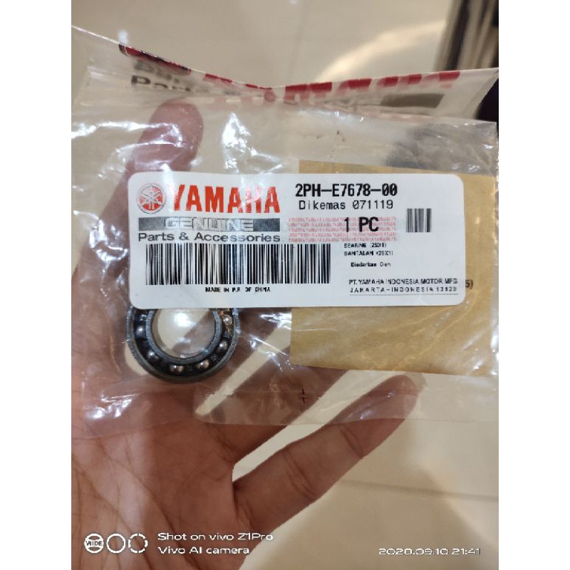 Lahar Laher Bearing Bambu As Pulley Pully Puli CVT Mio M3 125 Fino fi 2PH-E7678-00 Original Yamaha