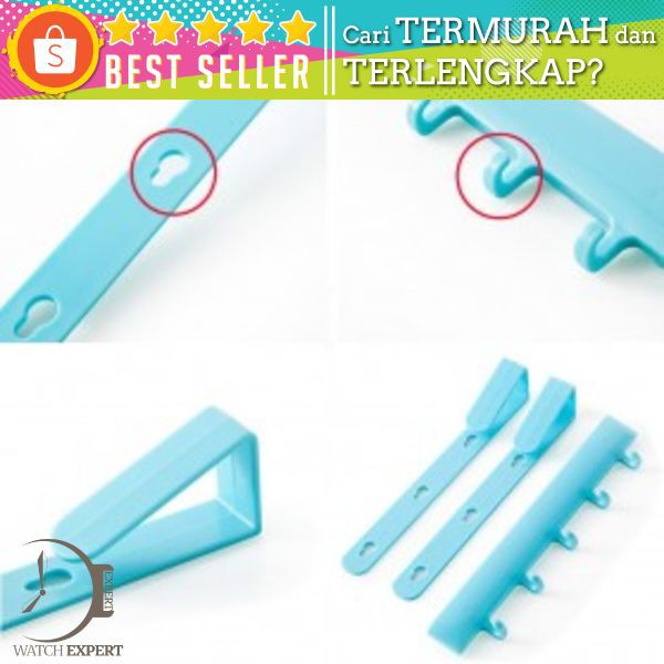 Rak Gantungan Peralatan Dapur model Hook - Blue