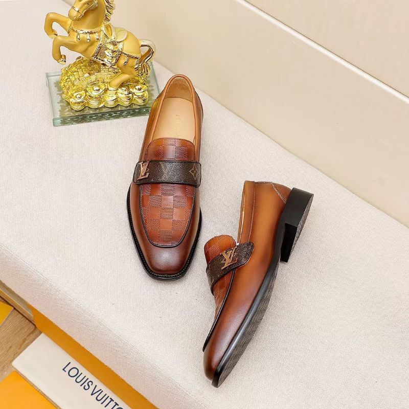 sepatu pria pantofel lv mirror quality lou is vuitton shoes cowok branded men formal resmi kerja top