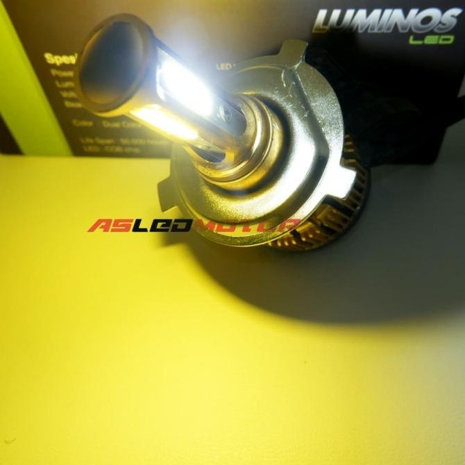 LAMPU LED MOTOR H4 DUA WARNA AC/DC | LED MOTOR PNP VIXION NINJA DLL as-led99 Segera Beli