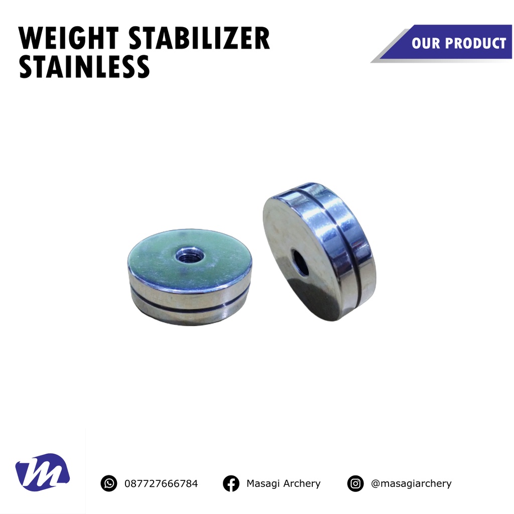 Weight Stabilizer Stainless - Masagi Archery
