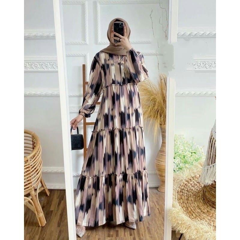 UNTRY GAMIS BAJU GAMIS WANITA TERBARU 2021 GAMIS RAYON MOTIF TERBARU 2021 GAMIS MURAH