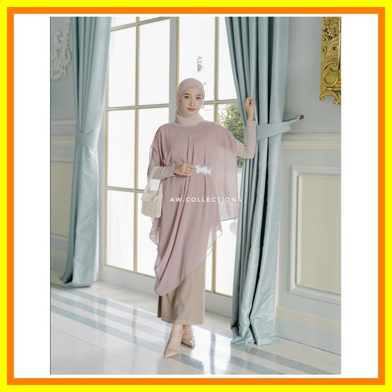 Kaftan Wanita Kondangan | Kaftan Putih Mewah | Kaftan Jumbo | Kaftan Premium | Kaftan Remaja Kekinia