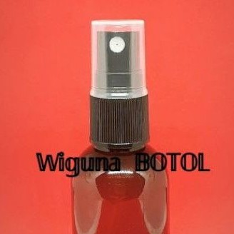 Botol spray 60ml amber tutup spray hitam