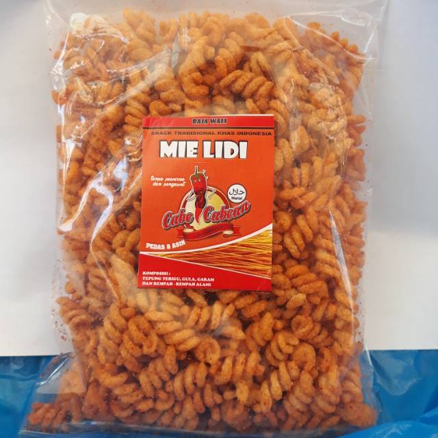 

MIE LIDI RAJAWALI PEDAS ASIN TANPA PEWARNA DAN PENGAWET