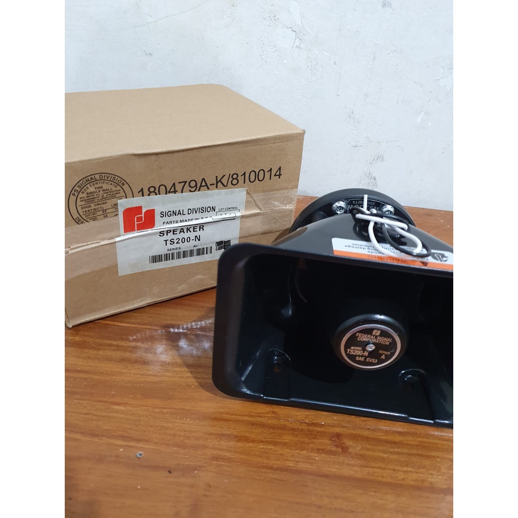 Toa Sirine Kotak  Klakson speaker Toa Polisi 200 watt magnet besar SERINE Horn 200 100 w wat Federal signal spull 66 mm untuk SENKEN LANDUN WHELEN Patwal murni untuk Ambulance Paspamres Rescue