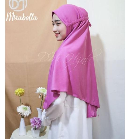 ⇇ Jilbab kaos TC/DK/KH/PE kerudung instan hijab instant - hijab bergo - ukuran XL -DM hijab- hijab i