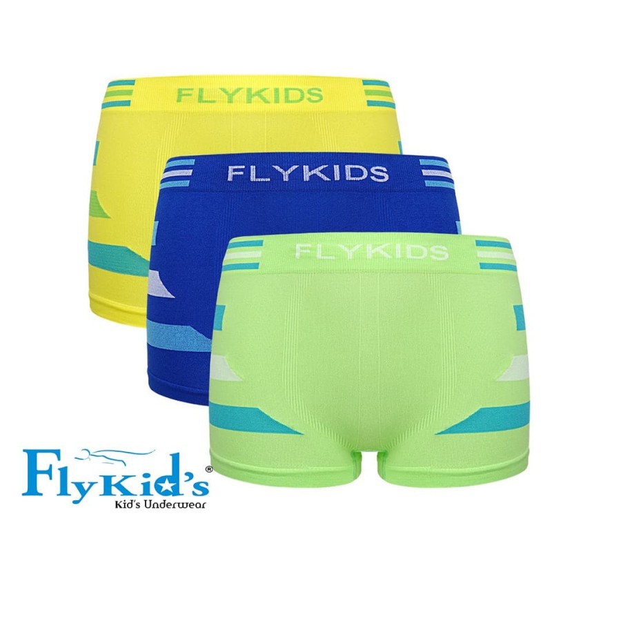 Flykids Celana Dalam Boxer Stripe Boys isi 3 Pcs FK 3200