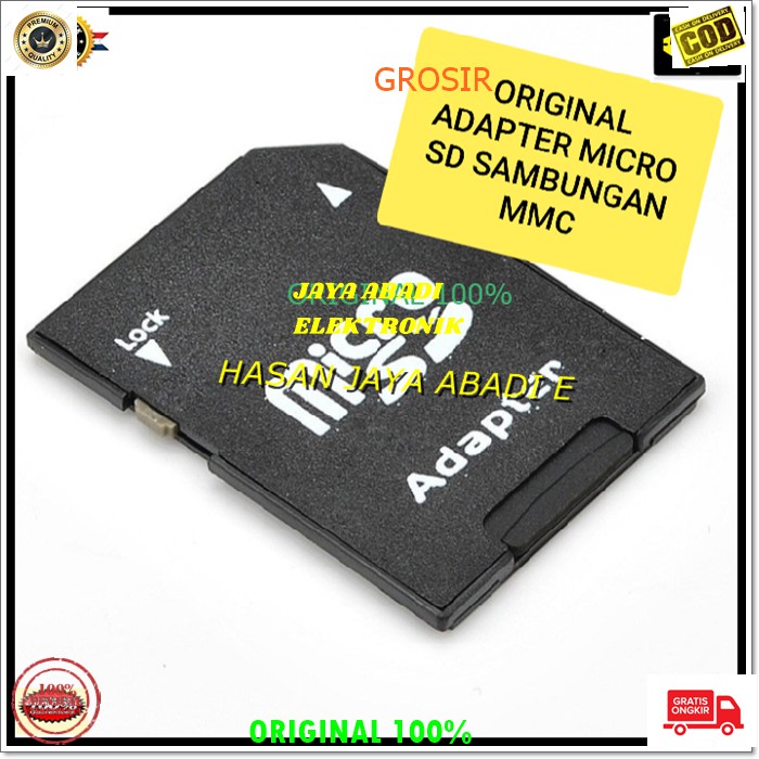 J70 ADAPTER MICRO SD CARD KONEKTOR PENYAMBUNG MMC JEK JACK CONECTOR SAMBUNGAN ADAPTOR MIKRO SD CARD SPLITTER CONVERTER MULTI UNIVERSAL HARGA SATUAN BUAT BIKIN MIKRO SD JADI SD CARD MENGGUNAKAN INI LEBIH MUDAH DAN PRAKTIS HARGA JUGA TERJANGKAU