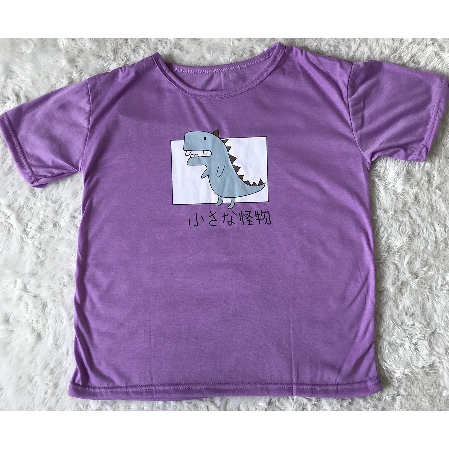 HOPYLOVY - Kaos Tumblr Tee Wanita Lilac Edition Lengan Pendek Purple