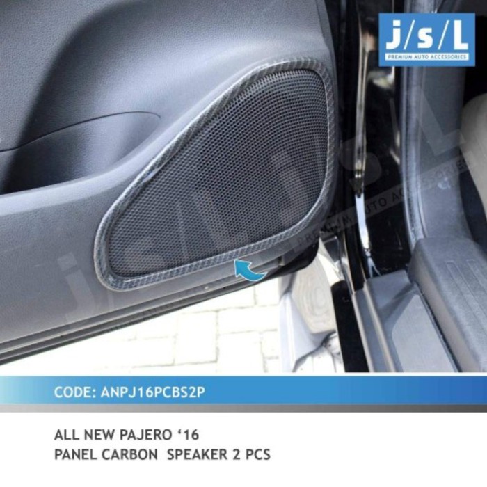 Carbon Panel Interior Speaker All New Pajero Sport 2016 2pcs
