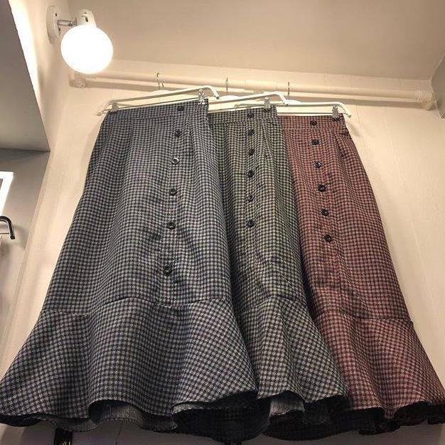 TARTAN SKIRT MAXI MERMAID