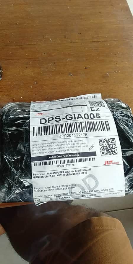 [best Quality] Mata Bor Kayu Wood Bits Steel 1/4 Inch 5pcs