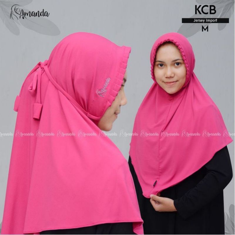Bergo lipit Amanda KCB M