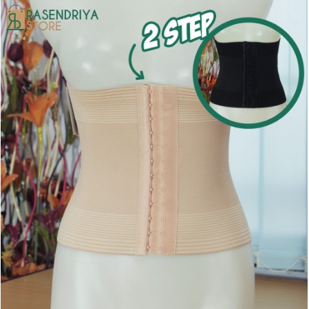 (COD) STAGEN KORSET PERUT KANCING 2 STEP | CORSET PENGECIL PERUT | KORSET TARI