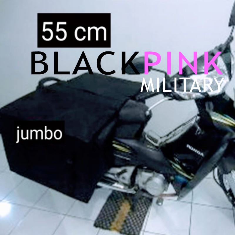 BLACKPINK JUMBO tas gandeng box motor rengkek ronjot 55cm pos kurir obrok saddle