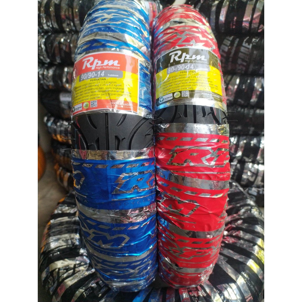 ban motor ring 14 ban tubles ring 14 ban ring 14 Matic 80/90-14 dan 90/90-14 sepasang dan tubles