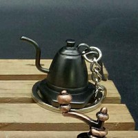 Gantungan kunci TEBAL alat2 kopi gooseneck kettle moka pot kopi 2661