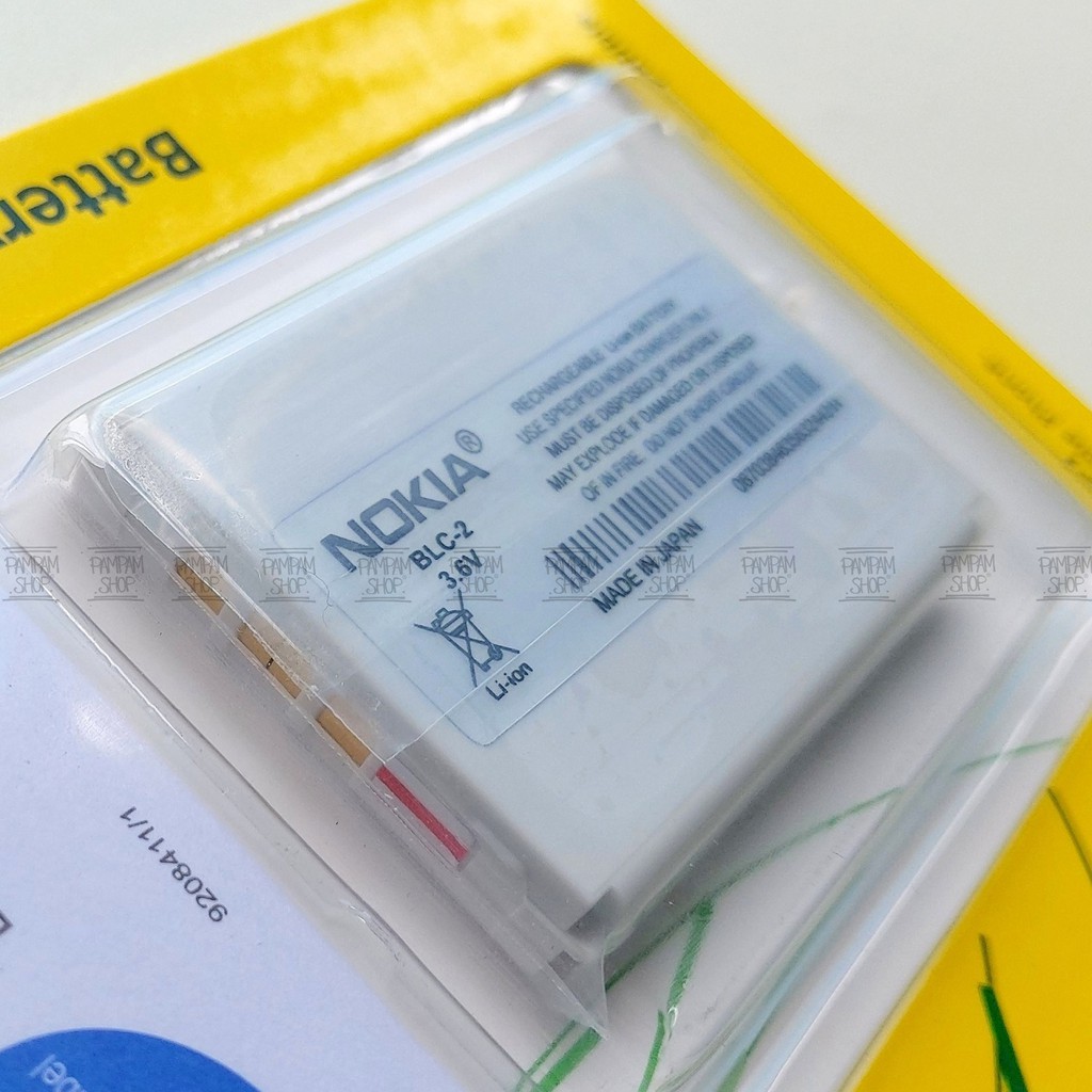 Baterai Nokia BLC-2 BLC2 3310 3315 3330 3510 3530 3585 2260 Original OEM Batre Batrai Battery Ori