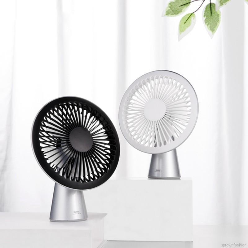 REMAX F32 - ZANE SERIES - Adjustable Desk Fan 1200mAh with 3 Speeds - Kipas Angin Portable 1200mAh