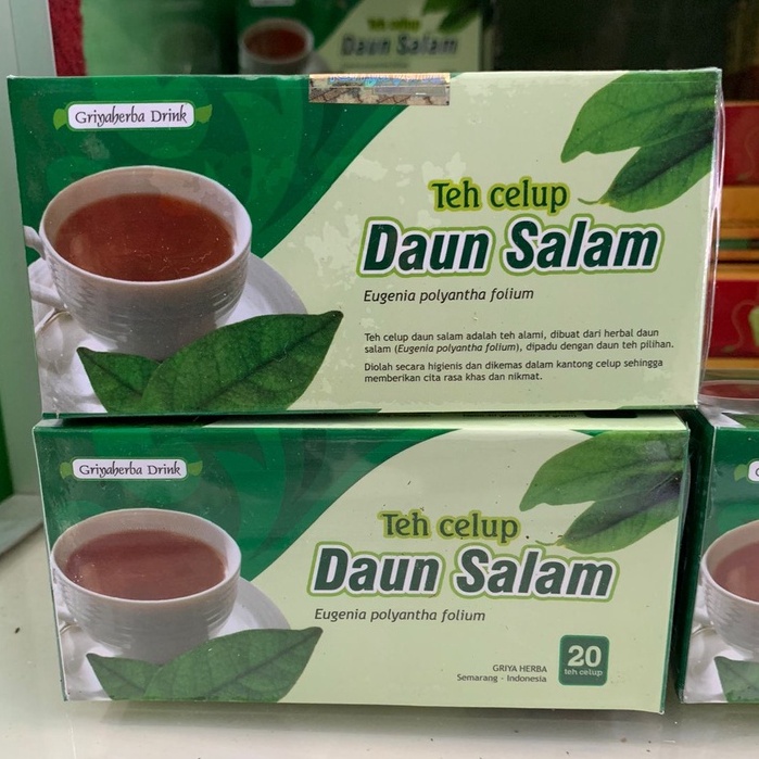 TEH HERBAL DAUN SALAM. MENGOBATI ASAM URAT REUMATIK KOLESTEROL DAN MENURUNKAN HIPERTENSI SERTIFIKAT BPOM Original HALAL