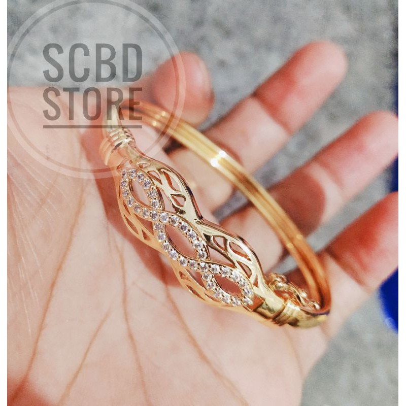 Gelang Wanita Bangle Motif Mata Mlintir