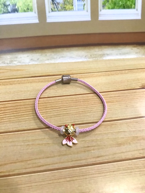 Gelang tangan wanita// gelang ikan koki// gelang kawat anti air // replika emas//gelang emashongkong