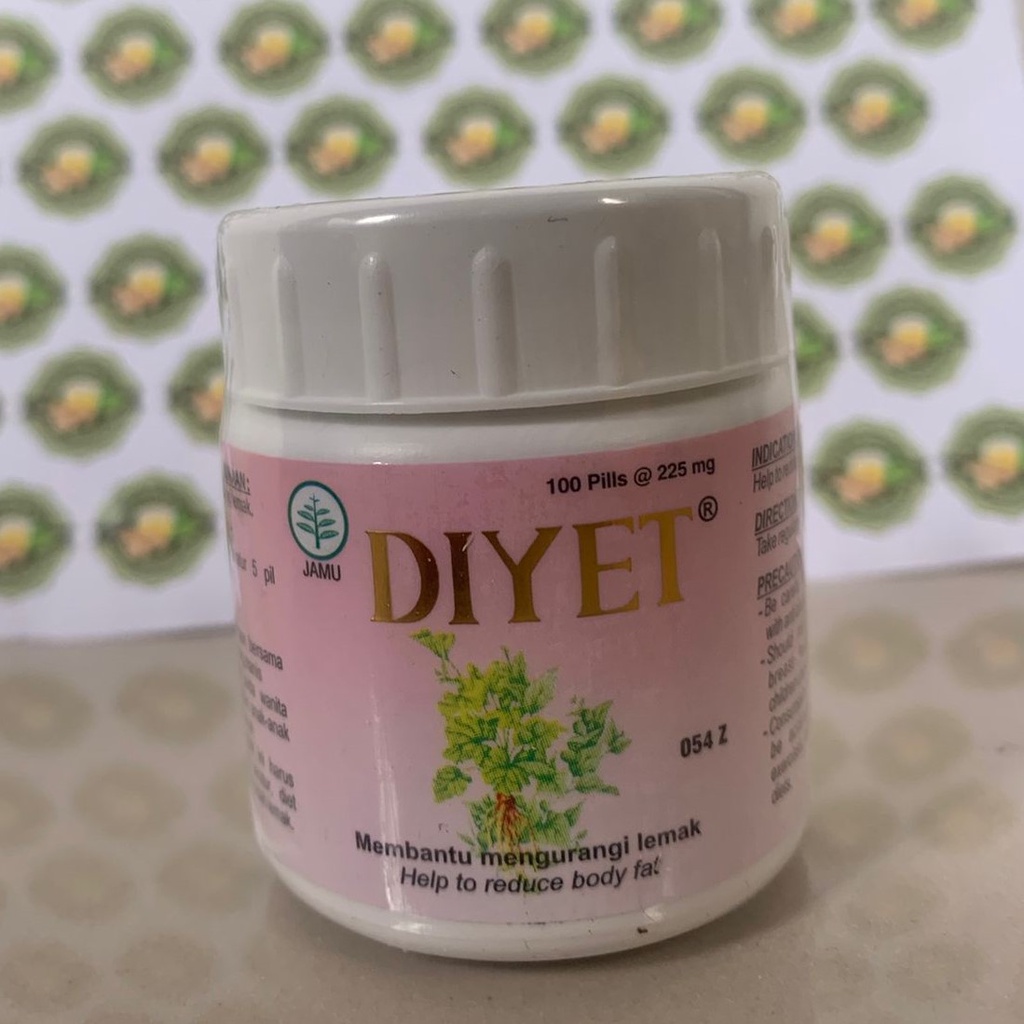 DIYET 100 PIL / FLIMTY / Fyberfyt / Teh Diet Pil Pelangsing Badan Herbal dan Lemak Terampuh Herbal Daun