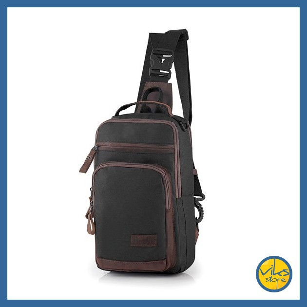 Tas Selempang Cowok Pria Mode Kasual Sling Bag Multifungsi Original Lokal