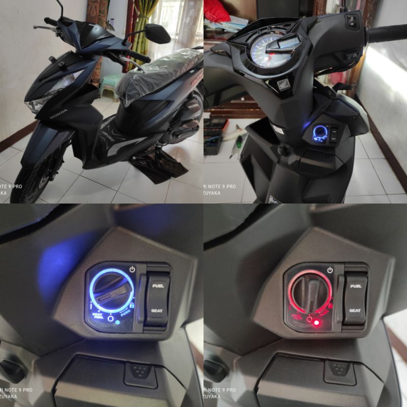 smartkey keyless PCX 160 + immobilizer untuk honda new beat deluxe dan new beat street pnp tanpa coa