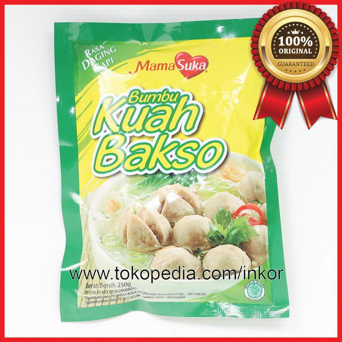 

MAMASUKA BUMBU KUAH BAKSO RASA DAGING SAPI SACHET 250GR