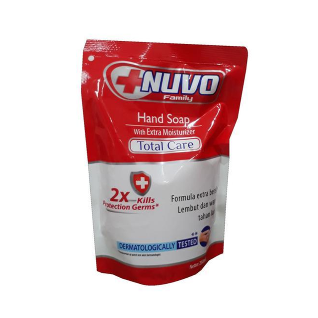 Nuvo Sabun Cuci Tangan Merah Fresh Blossom Pouch 250 ml