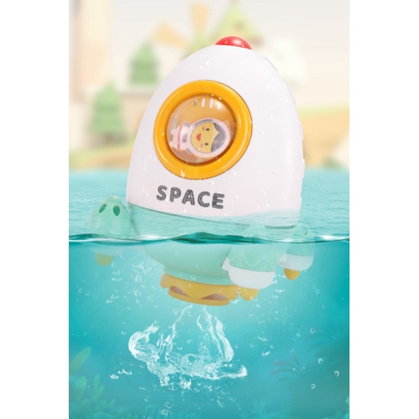 Mainan Mandi Bayi ROTARY ROCKET JET - Baby Bath Toys