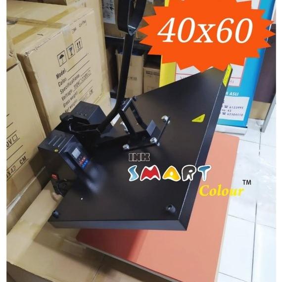 Mesin Press Baju Press Kaos 40X60 Cm Murah Alat Heatpress Pemanas