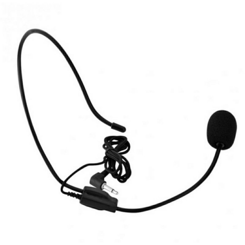 Headset mikrofon Kabel Untuk Vocal Amplifier  Speaker Mike