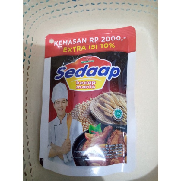 

Kecap manis sedap extra isi 10% netto 53+6ml