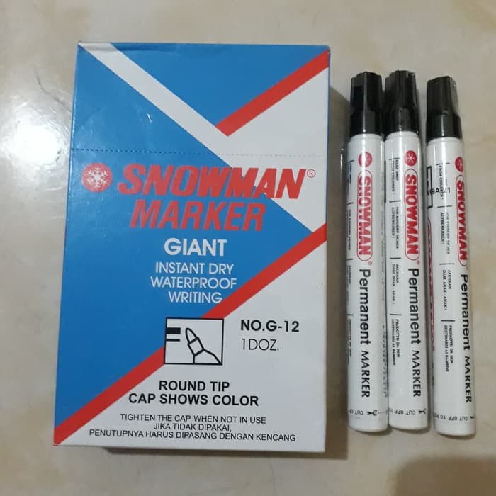 

Unik Spidol Permanent Snowman Limited
