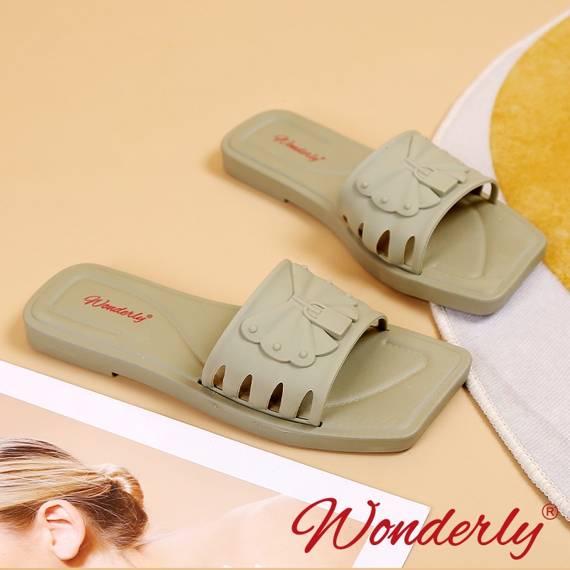 Sendal Jelly Sandal Wanita Rumahan Sandal Selop | D-3012-1