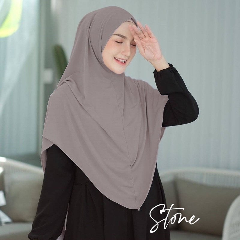 Jilbab Khimar Bergo Jersey Premium Syari