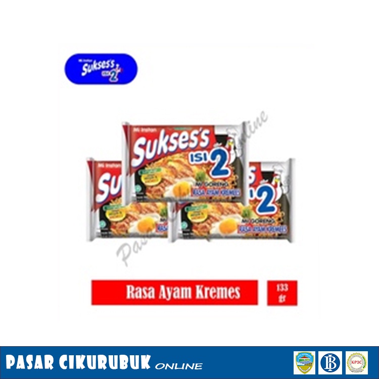 

Mie Goreng Suksess isi 2 Rasa Ayam Kremes- 3 pcs