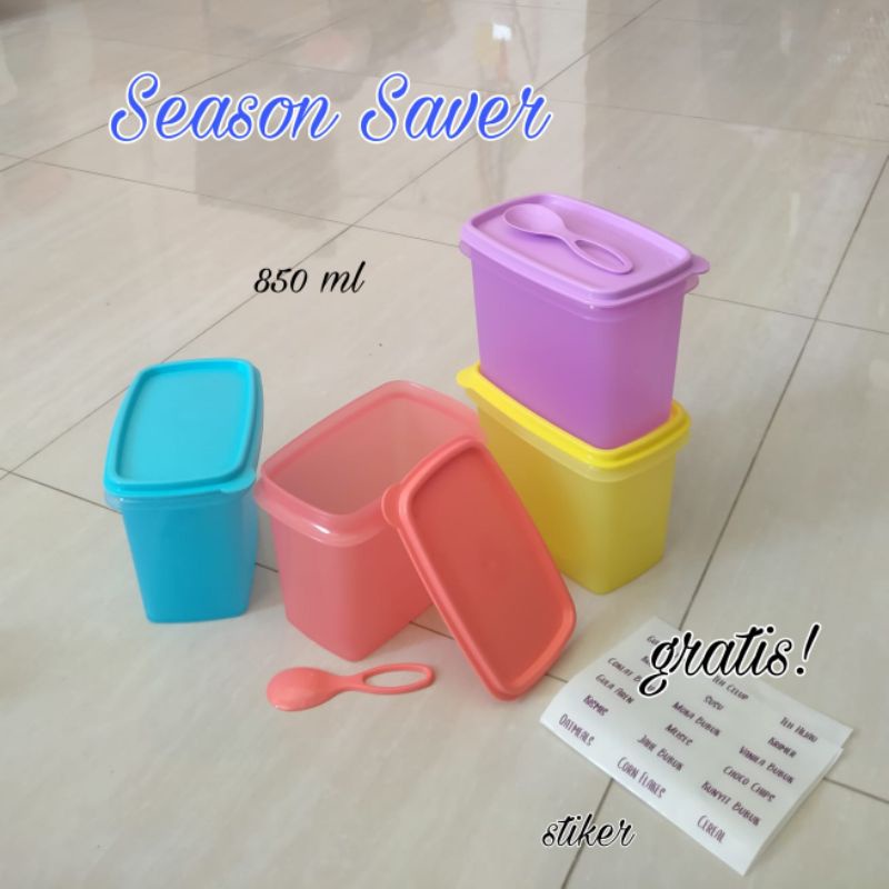 Season Tupperware/wadah gula,garam Tupperware