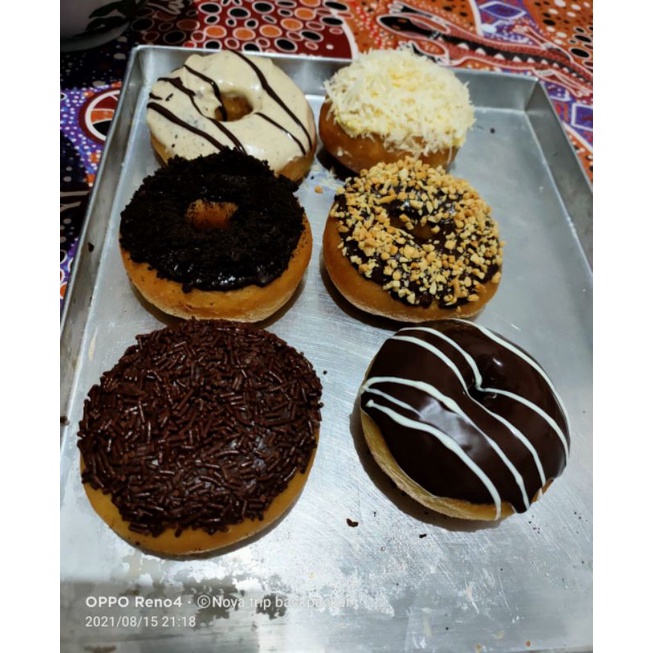 

donat djadoel'83 aneka topping 6pcs