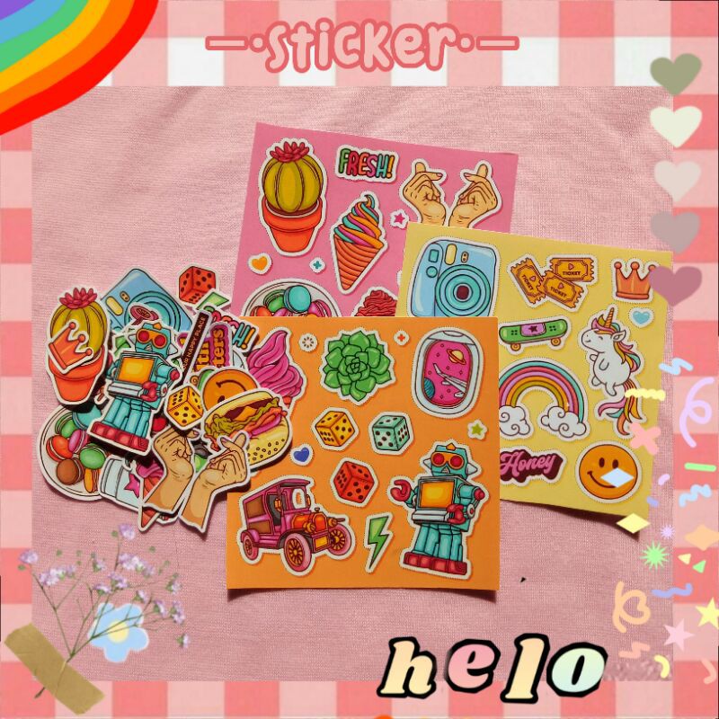 

STIKER TUMBLR AESTHETIC | isi 27pcs