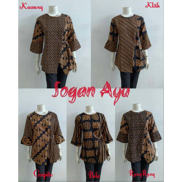 Tunik batik.tunik batik Sogan ayu