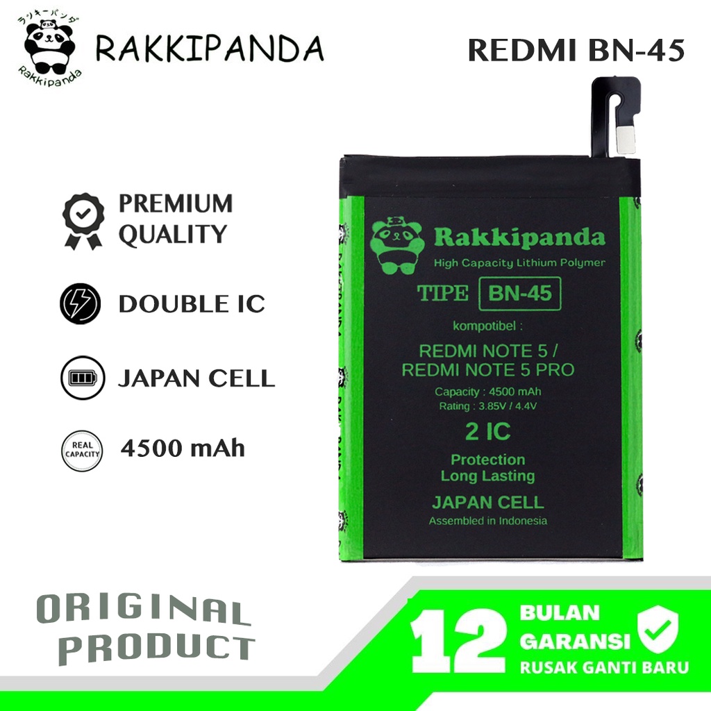 Jual RakkiPanda - BN45 BN 45 Redmi Note 5 / Redmi Note 5 Pro Batre