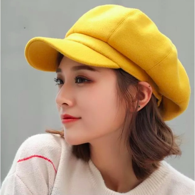 Topi Apollo Dewasa / Pet Cap Hat/ Newsboy Laki Perempuan Korean Style Kualitas Premium