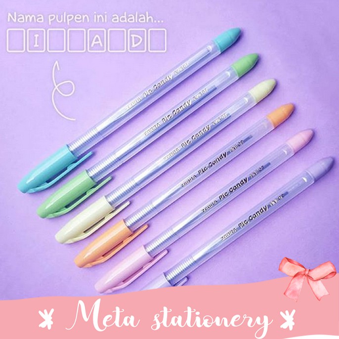 

Pulpen / Pen Zebra Pic Candy 0.7mm (12pc)