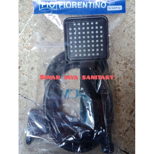 Hand shower set black / Shower set / hand shower set hitam murah